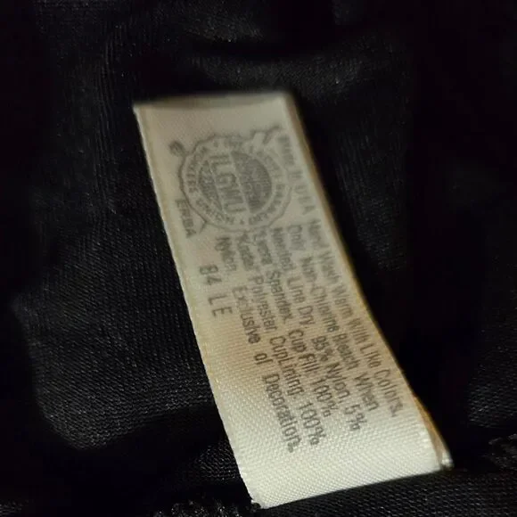 VTG Oscar de la Renta Black Satin Bodysuit80s Designer Lingerie Teddy.high